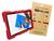 Capa Capinha Infantil Para Tablet 9 Polegadas Universal Anti Impacto Aderente + Pelicula de Vidro Vermelha