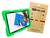 Capa Capinha Infantil Para Tablet 9 Polegadas Universal Anti Impacto Aderente + Pelicula de Vidro Verde