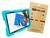 Capa Capinha Infantil Para Tablet 9 Polegadas Universal Anti Impacto Aderente + Pelicula de Vidro Azul Claro