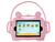 Capa Capinha Infantil Tablet 8 Polegadas Universal Kids Alça Com Suporte Veicular Para Todas Marcas Rosa