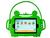 Capa Capinha Infantil Tablet 8 Polegadas Universal Kids Alça Com Suporte Veicular Para Todas Marcas Verde