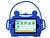 Capa Capinha Infantil Tablet 8 Polegadas Universal Kids Alça Com Suporte Veicular Para Todas Marcas Azul