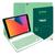 Capa Capinha Ipad 8 8 Geração 10.2 Teclado Slim Removível Sem Fio Case + Pelicula de Vidro HPrime Verde Menta