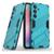 Capa Capinha Kickstand Para Galaxy A55 + Pelicula Hydrogel AZUL