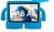 Capa Capinha p/ Tablet Samsung Tab A8  x200/x205 (2021)  (10.5"Polegadas) Azul