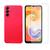 Capa Capinha Para Samsung Galaxy A05s + Pelicula Hidrogel Vermelho