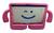 Capa Capinha para Samsung Tablet Tab A7 Lite T220 T225 tela 8.7 A8 T290 T295 infantil Rosa