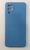 Capa Capinha para sumsung Galaxy a12 m12 tela 6.5 Silicone Aveludada Premium azul claro
