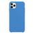 Capa Capinha Silicone Compatível Com Apple iPhone 11 Pro Azul Royal