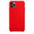 Capa Capinha Silicone Compatível Com Apple iPhone 11 Pro Vermelho