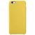 Capa Capinha Silicone Compatível Com Apple iPhone 6 E 6s Amarelo
