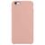 Capa Capinha Silicone Compatível Com Apple iPhone 6 E 6s Rosa Creme