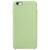 Capa Capinha Silicone Compatível Com Apple iPhone 6 E 6s Verde Pistache