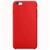 Capa Capinha Silicone Compatível Com Apple iPhone 6 E 6s Vermelho
