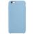 Capa Capinha Silicone Compatível Com Apple iPhone 6s Plus Azul Bebê