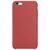 Capa Capinha Silicone Compatível Com Apple iPhone 6s Plus Vermelho Antigo