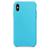 Capa Capinha Silicone Compatível Com Apple iPhone X E Xs Azul Piscina