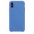Capa Capinha Silicone Compatível Com Apple iPhone X E Xs Azul Royal