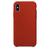 Capa Capinha Silicone Compatível Com Apple iPhone X E Xs Vermelho Escuro