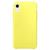 Capa Capinha Silicone Compatível Com Apple iPhone XR Amarelo Neon