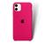 Capa Capinha Silicone Compatível com iPhone 11, 12, 13 Max Rosa