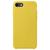Capa Capinha Silicone Veludo Compatível Com iPhone 7 8 E Se Amarelo