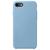 Capa Capinha Silicone Veludo Compatível Com iPhone 7 8 E Se Azul Caribe