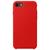 Capa Capinha Silicone Veludo Compatível Com iPhone 7 8 E Se Vermelho