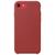 Capa Capinha Silicone Veludo Compatível Com iPhone 7 8 E Se Vermelho Antigo