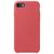 Capa Capinha Silicone Veludo Compatível Com iPhone 7 8 E Se Vermelho Carmesin