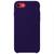 Capa Capinha Silicone Veludo Compatível Com iPhone 7 8 E Se Violeta Escuro