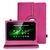 Capa Capinha Tablet Multilaser M9 3G M9S Go Mirage 71T Tela de 9 Polegadas Couro Giratória Premium Pink