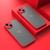Capa Capinha Translucida Anti Impacto Compativel com iPhone 15 Todos Vermelho