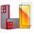 Capa Capinha Translucida Para Xiaomi Poco X6 + Pelicula 9D Vermelho