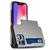 Capa Carteira Porta Cartão Embutido para o iPhone 13 Pro / 13 Pro Max Prata