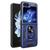 Capa Casa Samsung Galaxy Z-Flip 5 (Tela 6.7) Shield Dupla Camada Com Stand e Anel Azul