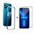 Capa Case Ant Impacto Compativel com iPhone 13 Pro Max + Pelicula Vidro 21D  Azul