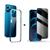 Capa Case Anti Impacto Compativel com iPhone 13 Pro + Pelicula Privacidade  Azul