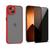 Capa Case Anti Impacto iPhone 14 Plus + Pelicula Privacidade Vermelho