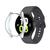 Capa Case Bumper 360º Silicone TPU Compatível com Galaxy Watch 5 44mm Prata