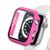 Capa Case Bumper Vidro Temperado Applewatch 4/5/6/se 40mm Pink
