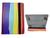 Capa Case Capinha Suporte com Fecho Estampado Colorido Arco-íris LGBT Tablet 7 polegadas universal Tons escuros