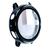 Capa Case com Pelicula de Vidro 3D compativel com Galaxy Watch Active 2 40mm SM-R835 e SM-R830 Preto