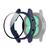 Capa Case com Pelicula de Vidro 3D compativel com Samsung Galaxy Watch 4 40mm SM-R860 e SM-R865 Azul