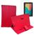 Capa Case com Suporte p/ Tablet 7 poleg M7s go M7s Lite + Película Vermelho