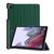 Capa Case Flip Autosleep Com Camurça Para Tablet A7 Lite Verde Escuro