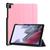 Capa Case Flip Autosleep Com Camurça Para Tablet A7 Lite Rosa Claro