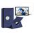 Capa Case Giratória Executiva + Película de Vidro Para Galaxy Tab A8 X200/X205 10.5 Polegadas 2022 azul marinho