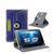 Capa Case Giratória + Película + Caneta p/ Tablet M7 3G PTB7SSG Azul-marinho