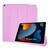 Capa Case Para Ipad 9 9ª Geração 2021 Tela 10.2 A2602 A2603 A2604 Smart Couro Anti Impacto High Premium Rosa Claro